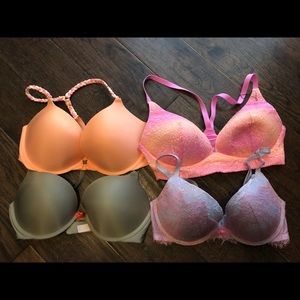Lot Victoria secret 34d bras racer back very sexy
